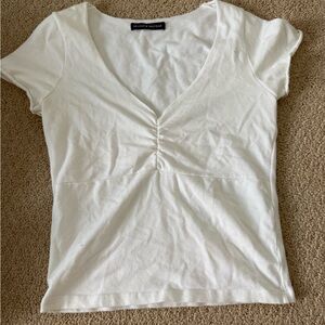 White Short Sleeve Top